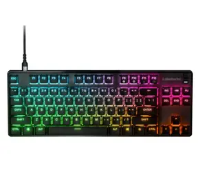 SteelSeries Apex 9 TKL schwarz / Gaming-Tastatur / Mechanisch / RGB-Hintergrundbeleuchtung / US-Layout