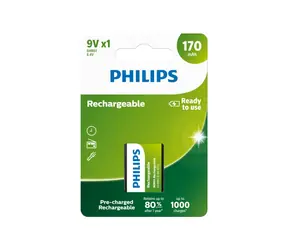 Philips Akku 9V wiederaufladbar - 1St