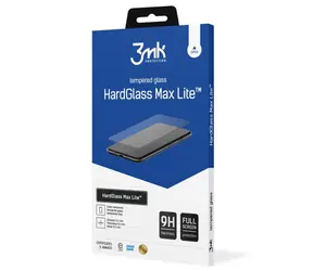 3mk HardGlass Max Lite Panzerglas für Honor 70 schwarz