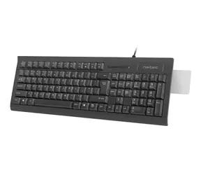 Natec Moray schwarz / kabelgebundene Tastatur / US / USB / 1,5 m