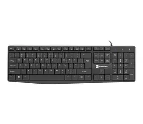 Natec Nautilus schwarz / kabelgebundene Tastatur / US / USB / 1,8 m