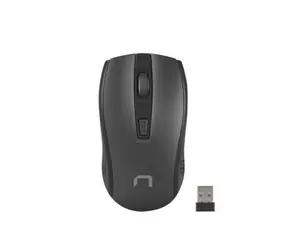 Natec Jay 2 Nano Schwarz / Kabellose optische Maus / 1600 DPI / 2,4 GHz / 4 Tasten
