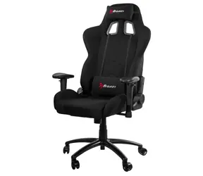 Arozzi INIZIO Stoff schwarz / Gamingstuhl / 123 - 130,5 cm / Belastbarkeit 105 kg / Stoff