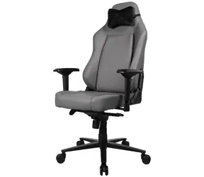 Arozzi Primo Premium grau / Gamingstuhl / 130,5 - 140,5 cm / Belastbarkeit 145 kg / Leder