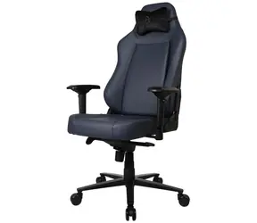 Arozzi Primo Premium blaugrau / Gamingstuhl / 130,5 - 140,5 cm / Belastbarkeit 145 kg / Leder