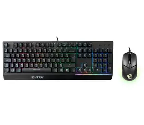 MSI Vigor GK30 COMBO schwarz / Gaming-Kabelsatz / RGB-Hintergrundbeleuchtung / USB / CZ+ SK-Layout