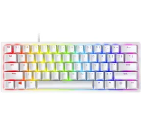 Razer Huntsman Mini - Mercury Ed. Red Switch US Weiß / Gaming-Tastatur / Mechanisch / Kabelgebunden / Optische Schalter von Razer