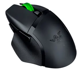 Razer Basilisk V3 X HyperSpeed Schwarz / kabellose Gaming-Maus / optisch / 18000 DPI / 2,4 GHz / BT / 9 Tasten
