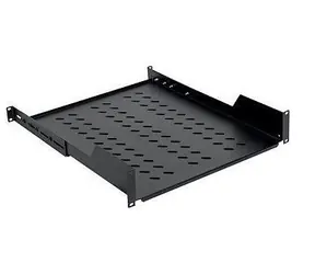 Legrand EvoLine 2-Punkt-Regal für 19"-Schrank / 2HE / Tiefe 550 mm / Tragkraft 50 kg