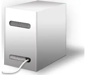 Goobay 95410 CAT 5e Netzwerkkabel U/UTP 305 m grau
