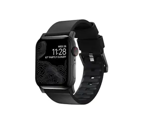 Nomad Active Pro Armband für Apple Watch Ultra (49 mm) 8/7 (45 mm)/6/SE/5/4 (44 mm)/3/2/1 (42 mm), Schwarz