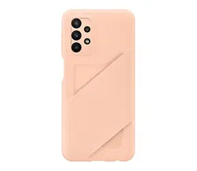 Samsung Card Slot Case Hülle für Samsung A23 5G orange / Rückseite / Platz für Kreditkarte
