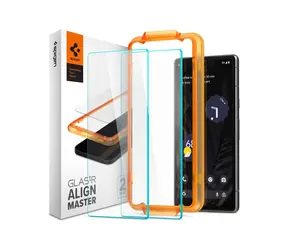 Spigen Glass Align Master Schutzglas für Google Pixel 7a 2 Stk