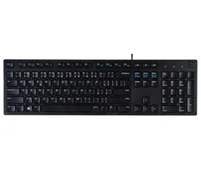 DELL KB216 CZ/SK schwarz / Tastatur / Membran / CZ/SK-Layout / USB / 1,8 m
