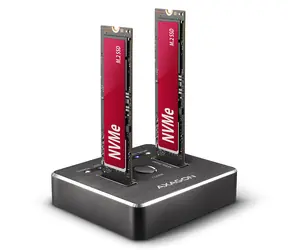 Axagon ADSA-M2C, USB-C 10 Gbit/s - 2x M.2 NVMe SSD CLONE MASTER Dockingstation