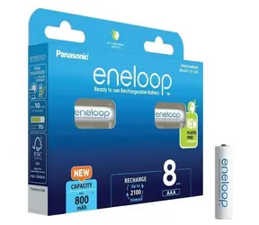 Panasonic Eneloop Akku AAA 800 mAh 8 Stück / Ni-MH / Blister