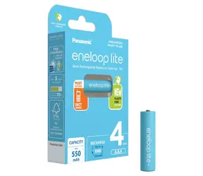 Panasonic Eneloop Lite Akku AAA 550 mAh 4 Stück / Ni-MH / Blister