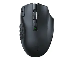 Razer Naga V2 HyperSpeed Schwarz / Kabellose Maus / Optisch / 30000 DPI / 21 Tasten / USB / Bluetooth