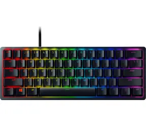 Razer Huntsman Mini Schwarz / Gaming-Tastatur / Mechanisch / USB / Razer Optical Purple Switches / US