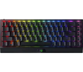 Razer BlackWidow V3 Mini HyperSpeed Schwarz / Kabellose Gaming-Tastatur / Mechanisch / USB-C / BT / Razer Green / US 