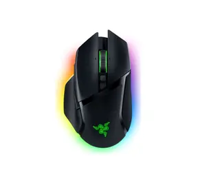 Razer Basilisk V3 Pro Schwarz / Kabellose Gaming-Maus / Optisch / HyperScroll / 30000 DPI / 11 Tasten / USB-C / Bluetooth