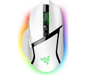 Razer Basilisk V3 Pro Weiß / Kabellose Gaming-Maus / Optisch / HyperScroll / 30000 DPI / 11 Tasten / USB-C / Bluetooth 