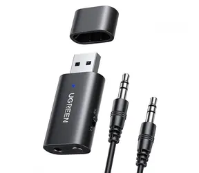 Ugreen CM523 Audioadapter USB-A auf 3,5-mm-Buchse Bluetooth 5.1 schwarz
