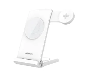 Nillkin PowerTrio 3in1 kabelloses Ladegerät MagSafe für Samsung Watch weiß