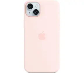 Apple Silikonhülle mit MagSafe für iPhone 15 PLUS Hellrosa / im Angebot