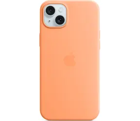 Apple Silikonhülle mit MagSafe für iPhone 15 PLUS Sorbet Orange