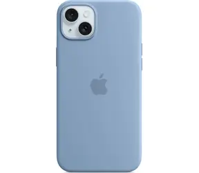 Apple Silikonhülle mit MagSafe für iPhone 15 PLUS Eisblau