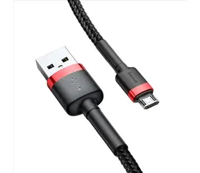 Baseus CAMKLF-B91 Kabel USB-A (M) - Micro-USB (M) 1 m schwarz-rot