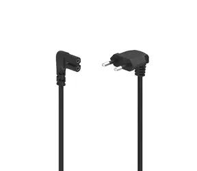 HAMA 223284 Netzkabel / rechtwinklige Eurostecker / 3 m