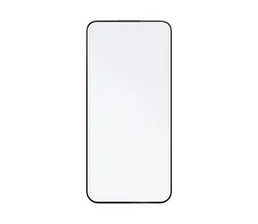 FIXED Full-Cover Schutzglas aus gehärtetem Glas für Apple iPhone 15 schwarz / Verklebung über das gesamte Display 