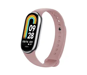 FIXED Silikonarmband Silikonarmband für XIAOMI Mi Band 8 rosa