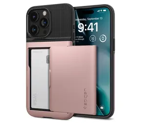 Spigen Slim Armor CS Schutzhülle für Apple iPhone 15 Pro Max rosa 
