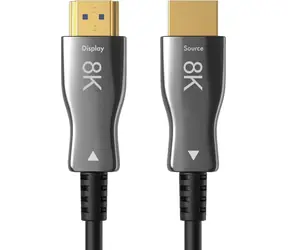 Claroc Optisches Kabel HDMI 2.1 (M) - HDMI 2.1 (M) 20 m schwarz / AOC / 8K@60 Hz / 4K@120 Hz