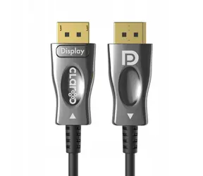 Claroc Kabel optisch DisplayPort 1.4 (M) - DisplayPort 1.4 (M) 30m schwarz / AOC / 8K@60 Hz / 4K@120 Hz