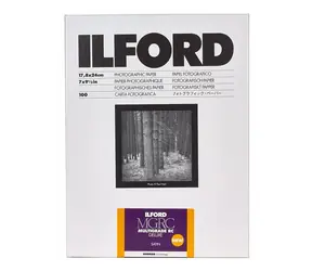 Ilford MG RC DL 25M (17,8 x 24 cm) / 25 Blatt / Schwarz-Weiß-Fotopapier / Satin