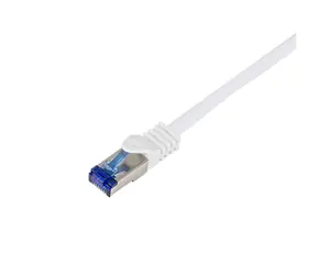 LogiLink C6A121S Ultraflex weiß / Patchkabel / CAT6A / S/FTP / RJ45 / 30m
