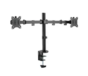 LogiLink BP0098 schwarz / Arm für 2 Monitore / VESA / 17" bis 32" / bis 8 kg 