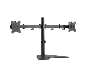 LogiLink BP0099 schwarz / Arm für 2 Monitore / VESA / 17" bis 32" / bis 8 kg 