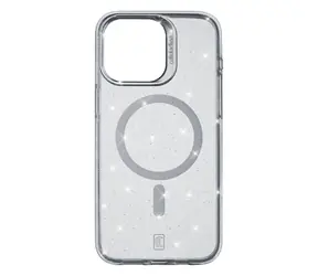 CellularLine Sparkle Mag Glitzerhülle für Apple iPhone 15 Pro Max klar