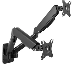 LogiLink BP0146 schwarz / Arm für 2 Monitore / VESA / 17" bis 32" / bis 9 kg 