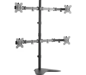LogiLink BP0046 schwarz / Arm für 4 Monitore / VESA / 13" bis 32" / bis 8 kg 