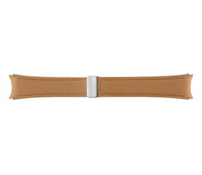Samsung D-Buckle Hybrid-Armband aus Öko-Leder 20 mm (S/M) braun
