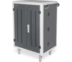 Digitus Mobile Ladebox für Laptops/Tablets bis 15,6 Zoll / Datensynchronisation / UV-C-Beleuchtung-Sterilisation