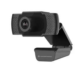 Conceptronic AMDIS01B schwarz / Webcam / 1080p30 / Betrachtungswinkel 90° / USB 2.0 / 1,5m
