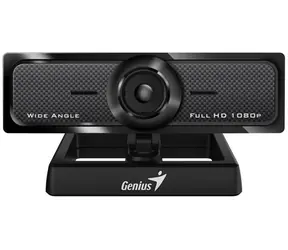 Genius WideCam F100 V2 schwarz / Webcam / FullHD 1080P / USB 2.0 / Weitwinkel 120° / Mikrofon