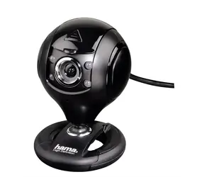HAMA 53950 Webcam Spy Protect schwarz / Blickwinkel 52° / Auflösung 1280x720 / 30 FPS